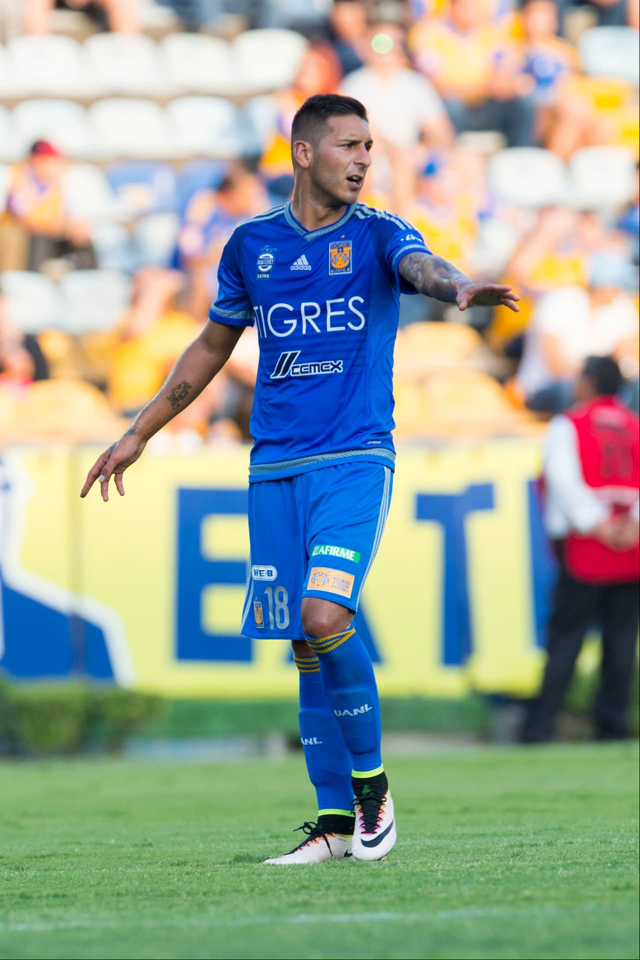 Ismael Sosa, el argentino viene de tener uno de sus mejores torneos con Pumas. Por esta razón Tigres decidió contratarlo, el volante ofensivo espera tener la llegada por la banda derecha con los felinos y apoyar en el ataque a Gignac y compañía.