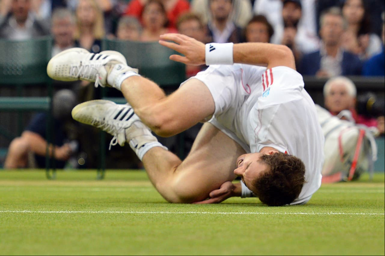 Murray se dejó la piel sobre el césped sagrado.