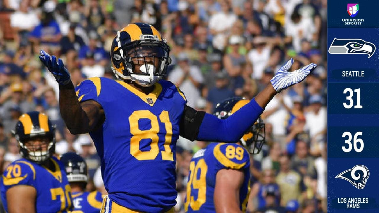 <b>Seattle 31-36 LA Rams</b>. La defensa de los Rams frenó la hipotética ofensiva del gane de los Seahawks en las postrimerías del juego que gana LA prácticamente con las uñas.