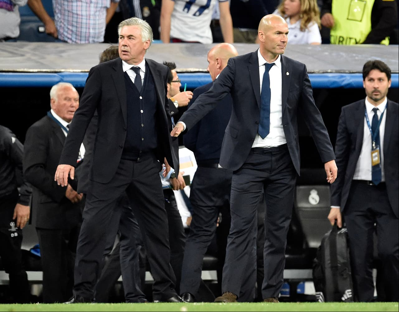 El primer gran reto del 2017 para Zidane fue enfrentar a su maestro, el italiano Carlo Ancelotti, de quien fue asistente en el título de Champions League en 2014. Sin embargo, Real Madrid se impuso sobre Bayern Munich.