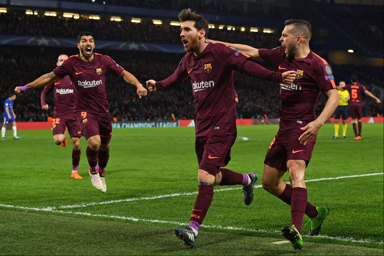 Al minuto 30, Lionel Messi aprovechó un pase de Andrés Iniesta luego de un error defensivo y con eso llegó el empate 1-1 tras un difícil partido.