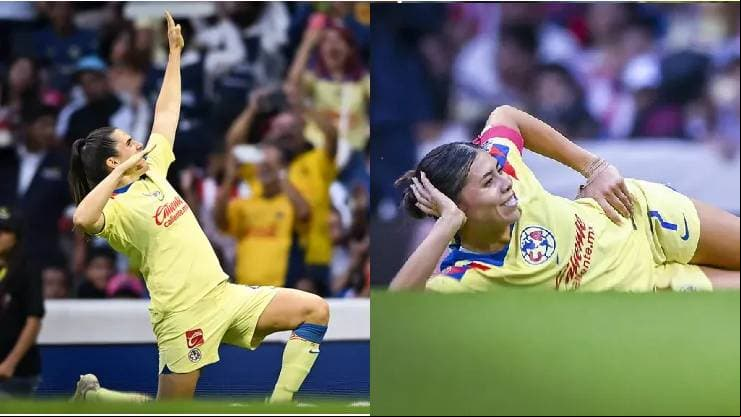 Kiana Palacios y Andrea Pereira festejaron a lo Cuauhtémoc 