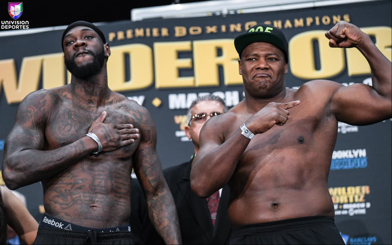 Ambos peleadores pronosticaron un choque explosivo en Brooklyn, NY. Wilder irá por el nocaut, mientras que Ortiz asegurá que le dará la pelea más difícil en la carrera del campeón.