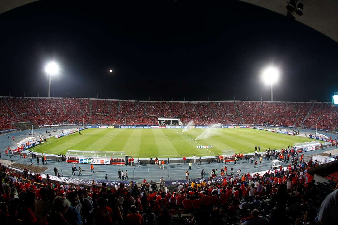 <b>Estadio Nacional de Santiago (Chile 1962) - </b>77,000 espectadores.