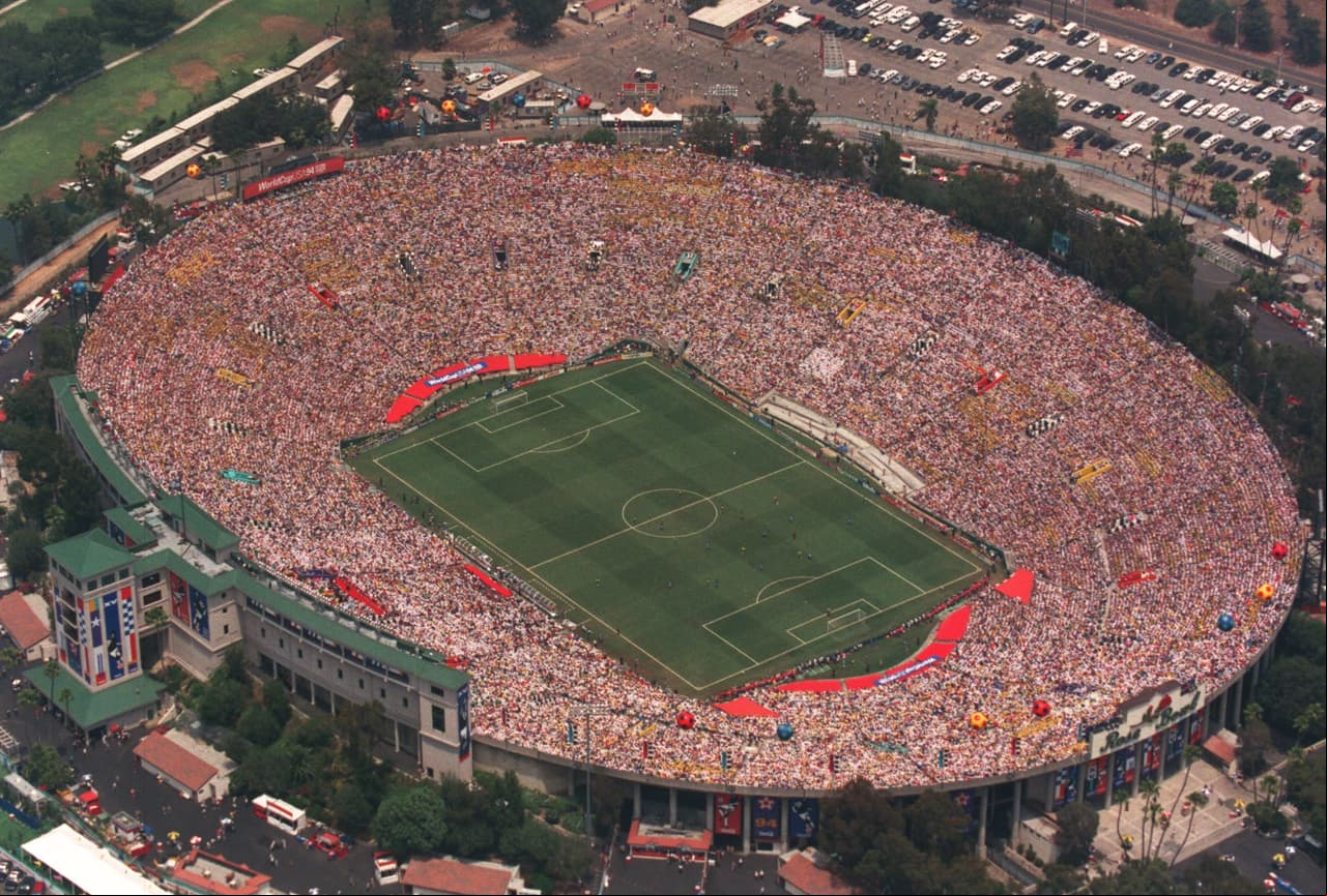 <b>Rose Bowl (Estados Unidos 1994) - </b>91,000 espectadores.