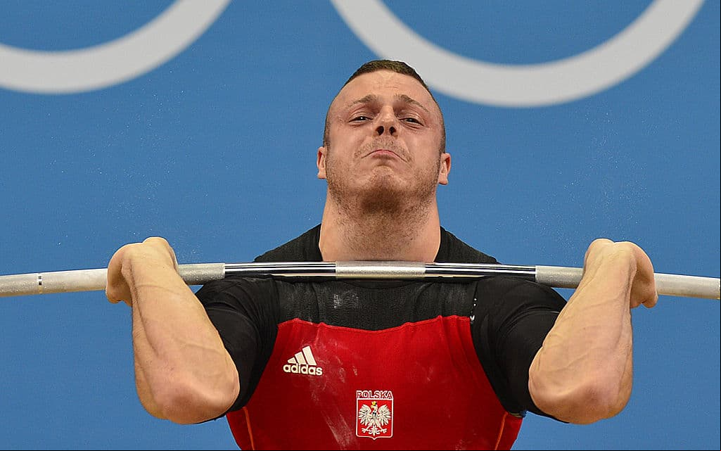Adrian Zielinski durante su participación en Londres 2012.
