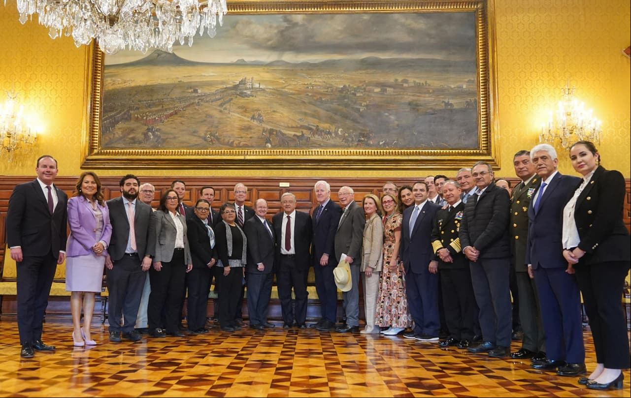 Migración, fentanilo e integración económica: lo que trató AMLO con 12 congresistas de EEUU