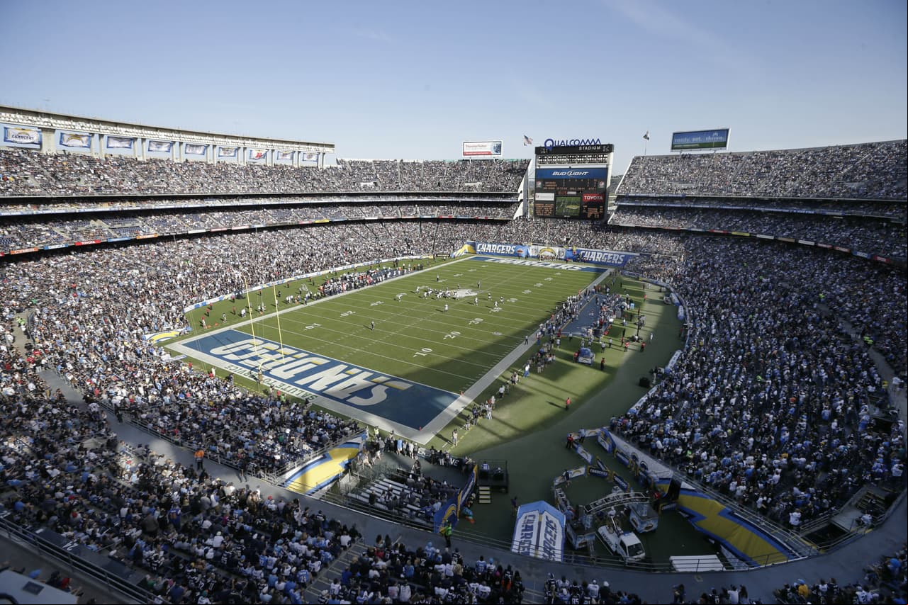 Los San Diego Chargers inician negociaciones para construir nuevo estadio