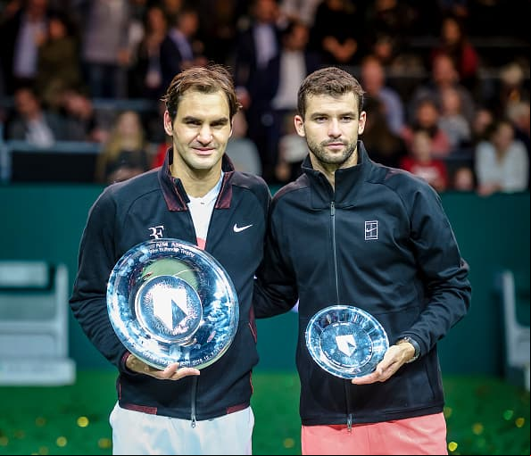 La victoria de Federer llegó con parciales de 6 - 2 y 6 - 2.