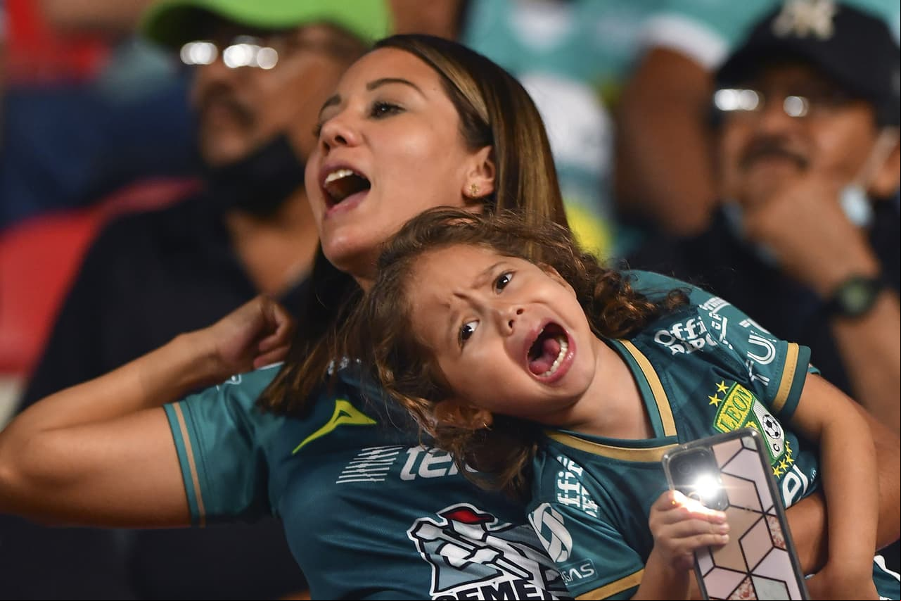 La afición de León alentaba, o al menos una parte.