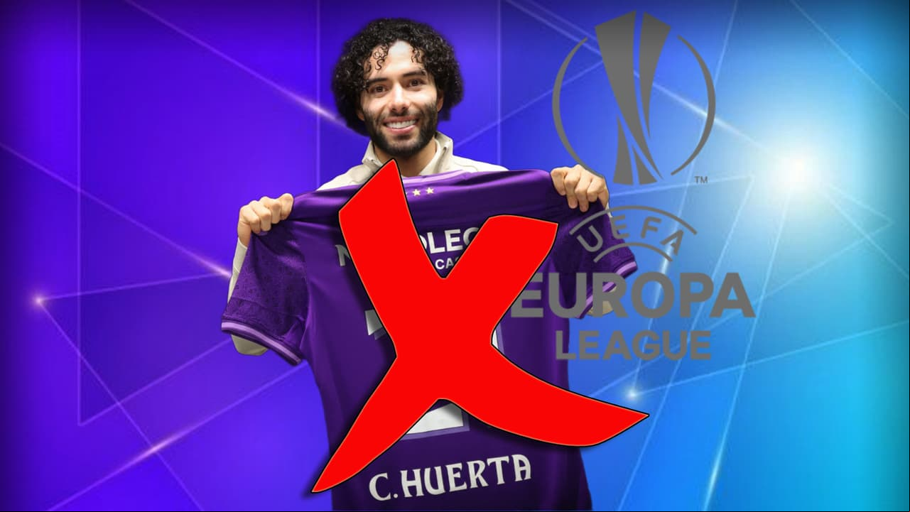 Chino Huerta no puede jugar Europa League con Anderlecht por reglamento