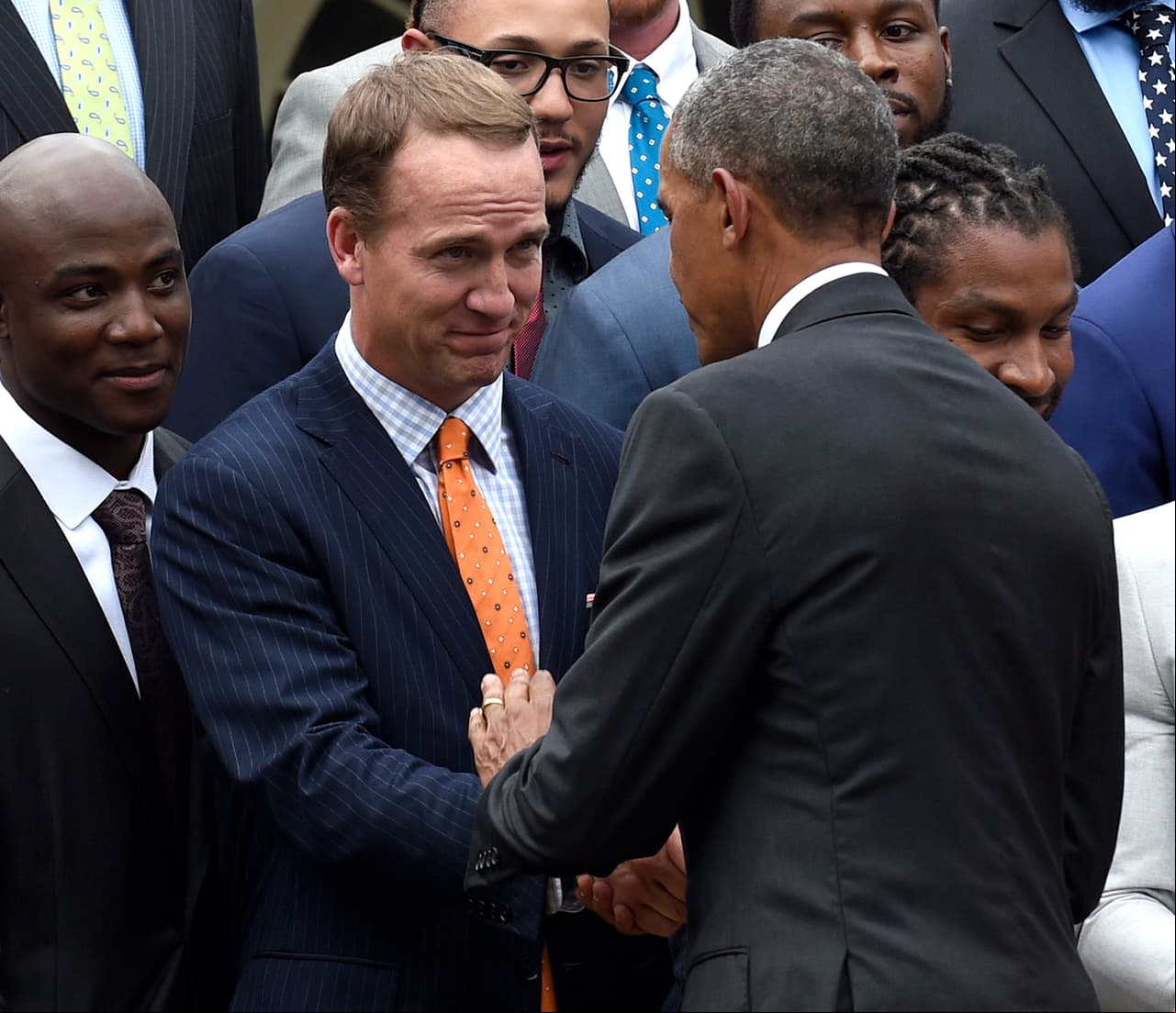 El campeón del Super Bowl visitó la Casa Blanca. Dale un vistazo al tiempo que los Denver Broncos pasaron con el presidente Barack Obama.