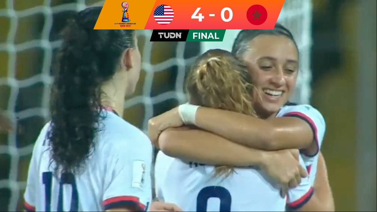 Estados Unidos goleó a Marruecos y pasó a Cuartos del Mundial Sub-17 Femenil 