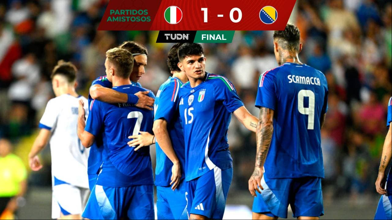 Italia cierra preparación para la Euro con triunfo ante Bosnia 