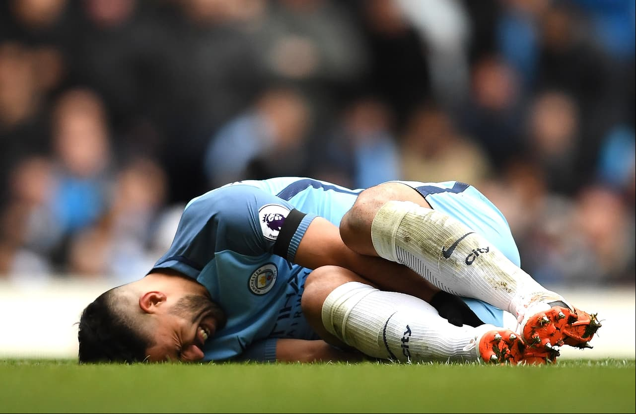 El argentino Sergio 'Kun' Agüero es otro que si no se hubiese lesionado tanto, tendría un nivel muchísimo mejor al que tiene actualmente.