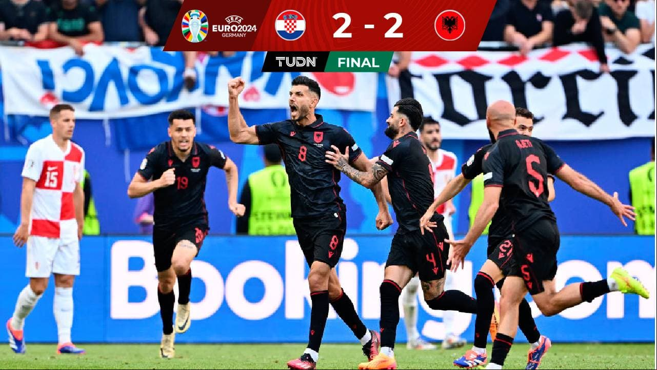 Albania logra épico empate ante Croacia y sigue con vida en la Eurocopa