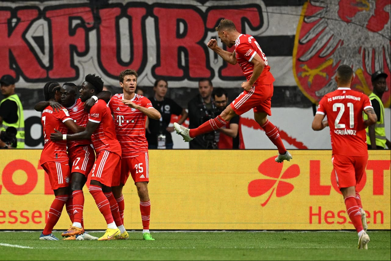 Bayern Munich no tuvo compasión y apaleó al Eintacht Frankfut ante su afición en el arranque de la Bundesliga.