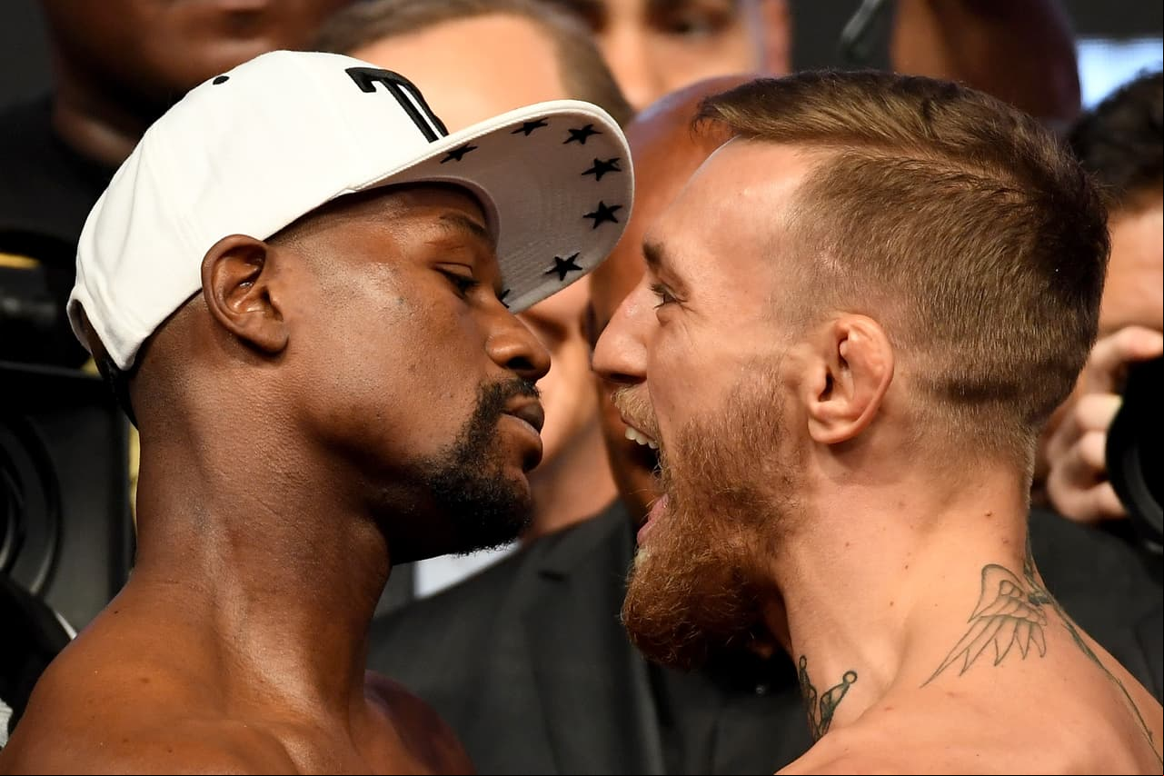 Floyd Mayweather y Conor McGregor, lo mejor de dos mundos frente a frente.