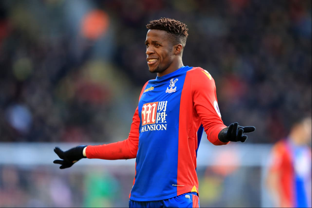 El delantero marfileño Wilfred Zaha (Crystal Palace) prefirió su país natal a la posible llamada de Inglaterra.