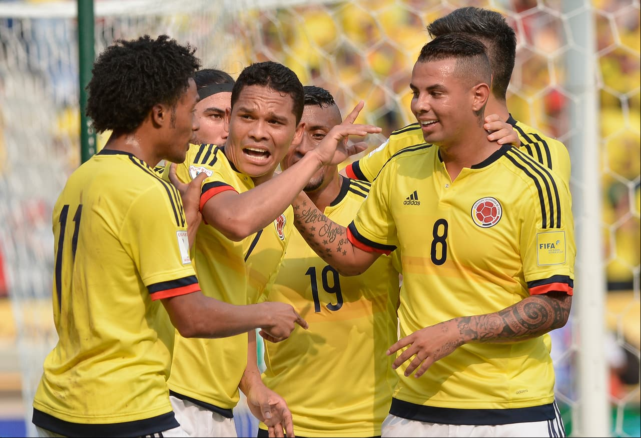 Colombia 3-1 Ecuador: Colombia le pega al líder con doblete de Bacca