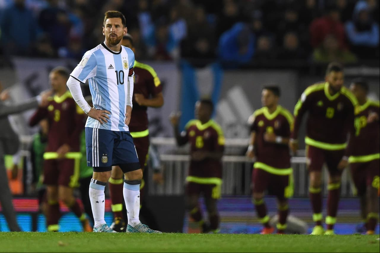 Argentina empató 1-1 con Venezuela en el Monumental.