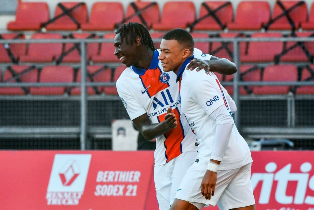 Moise Kean (6’) hizo el primero de los parisinos. Kylian Mbappé marcó desde los once pasos a los 32’ y creció la diferencia a los 51’. Danilo Pereira (82’) hizo el cuarto gol. PSG llegó a 57 unidades y dormirán como sublíderes de la Ligue 1; en su siguiente compromiso enfrentarán al Bordeaux.
