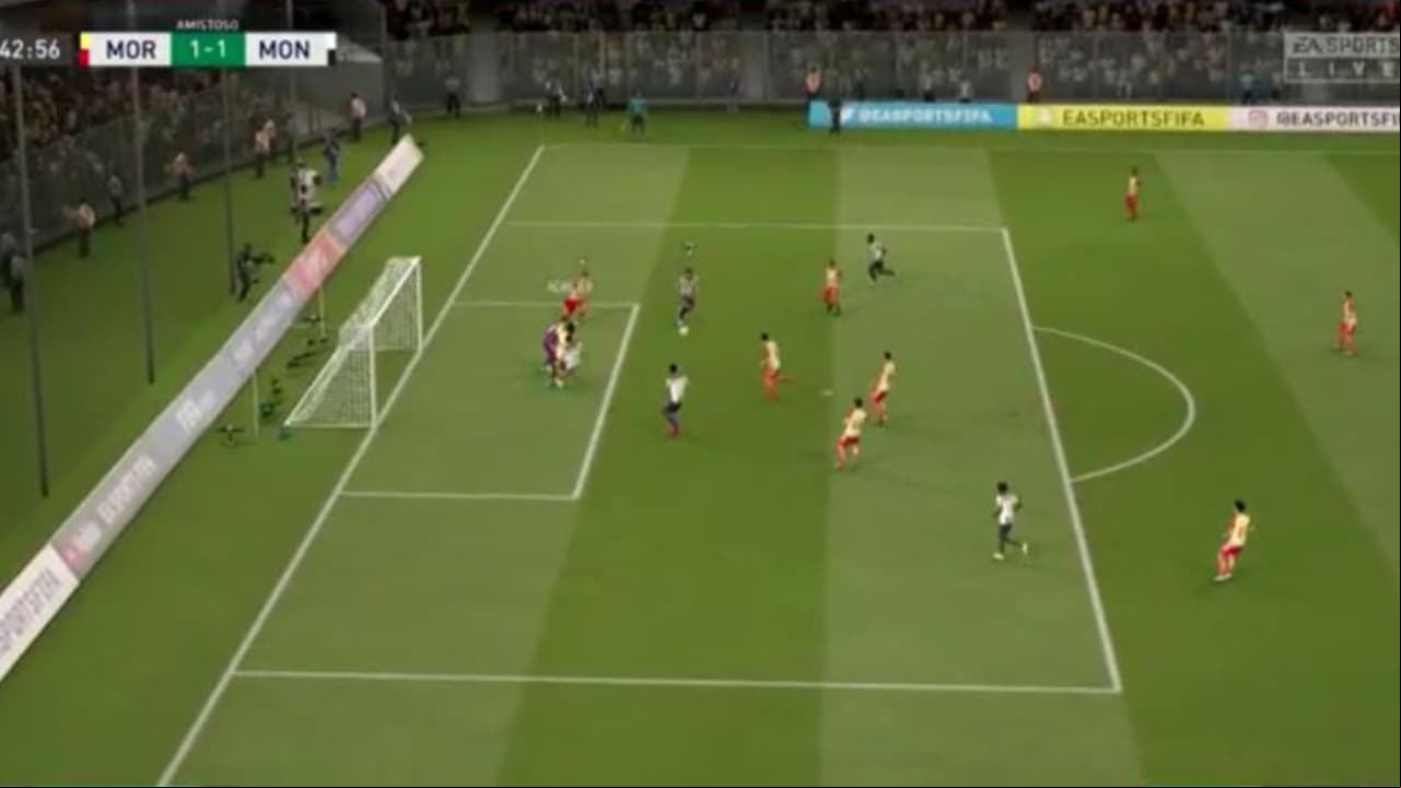 Aunque fue un encuentro parejo, Luis Cárdenas se vio superado y recibió dos goles en su primera derrota del futbol virtual.