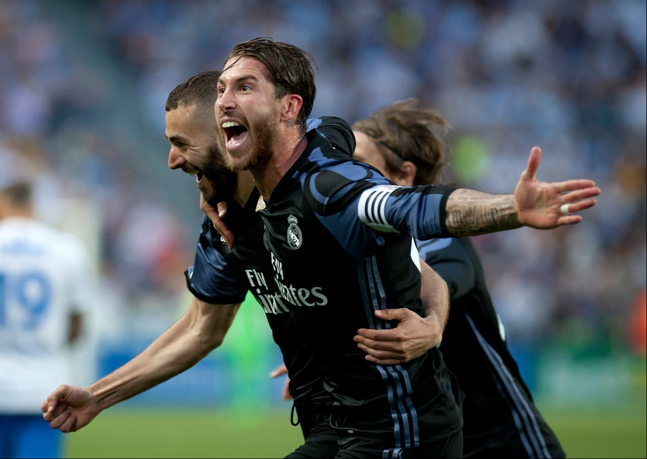 El triunfo a falta de más de 35 minutos prendió a la nómina de Real Madrid, encabezada por su capitán Sergio Ramos.
