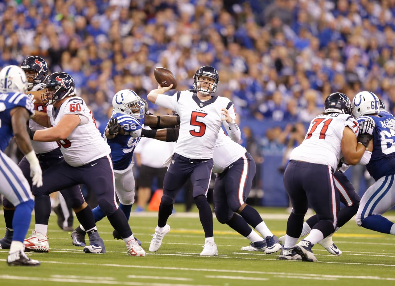 Los Houston Texans vencieron 16-10 a los Indianapolis Colts por lo que ahora son líderes de la División Sur en la Conferencia Anericana.