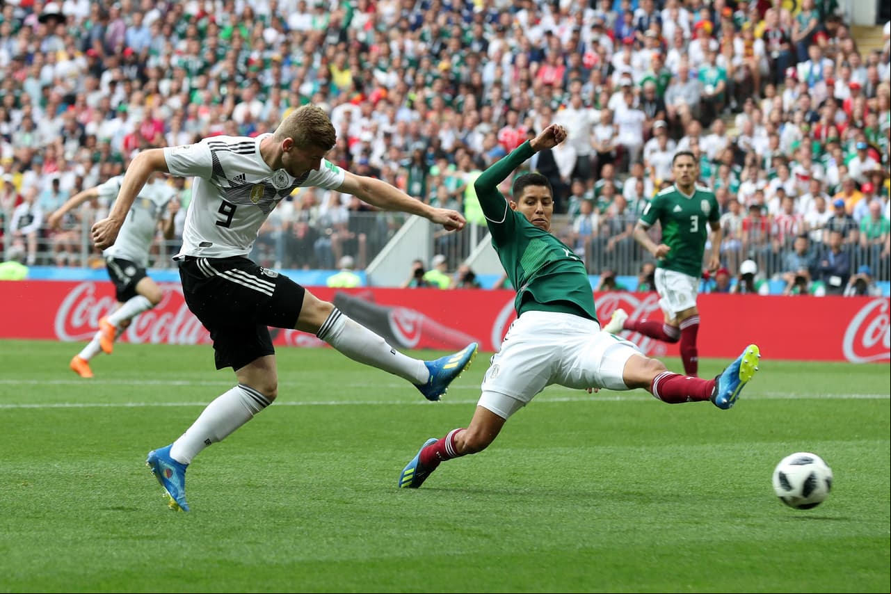Aún así, por momentos los alemanes metieron miedo en la cancha defendida por Guillermo Ochoa.