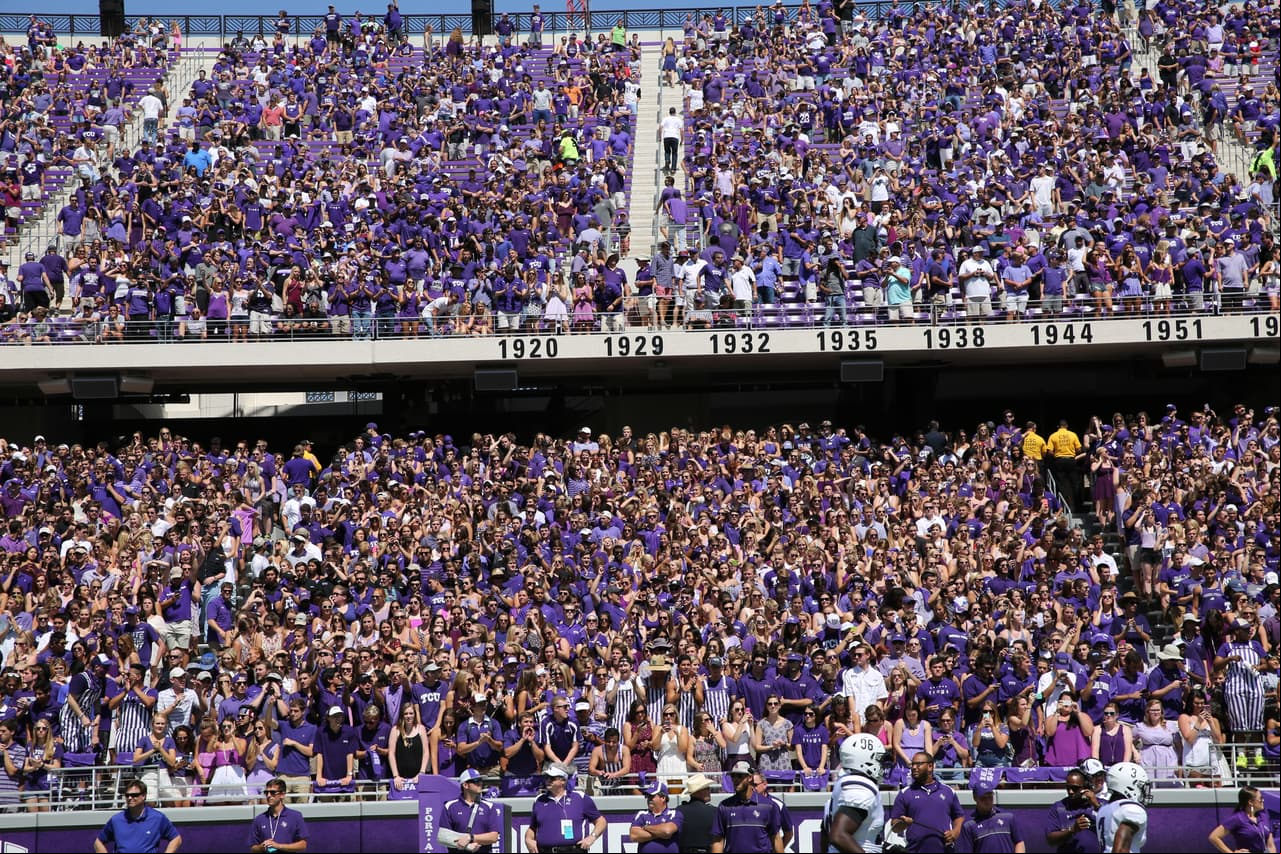 TCU 'Horned Frogs' vs Stephen F. Austin 'Lumberjacks'
