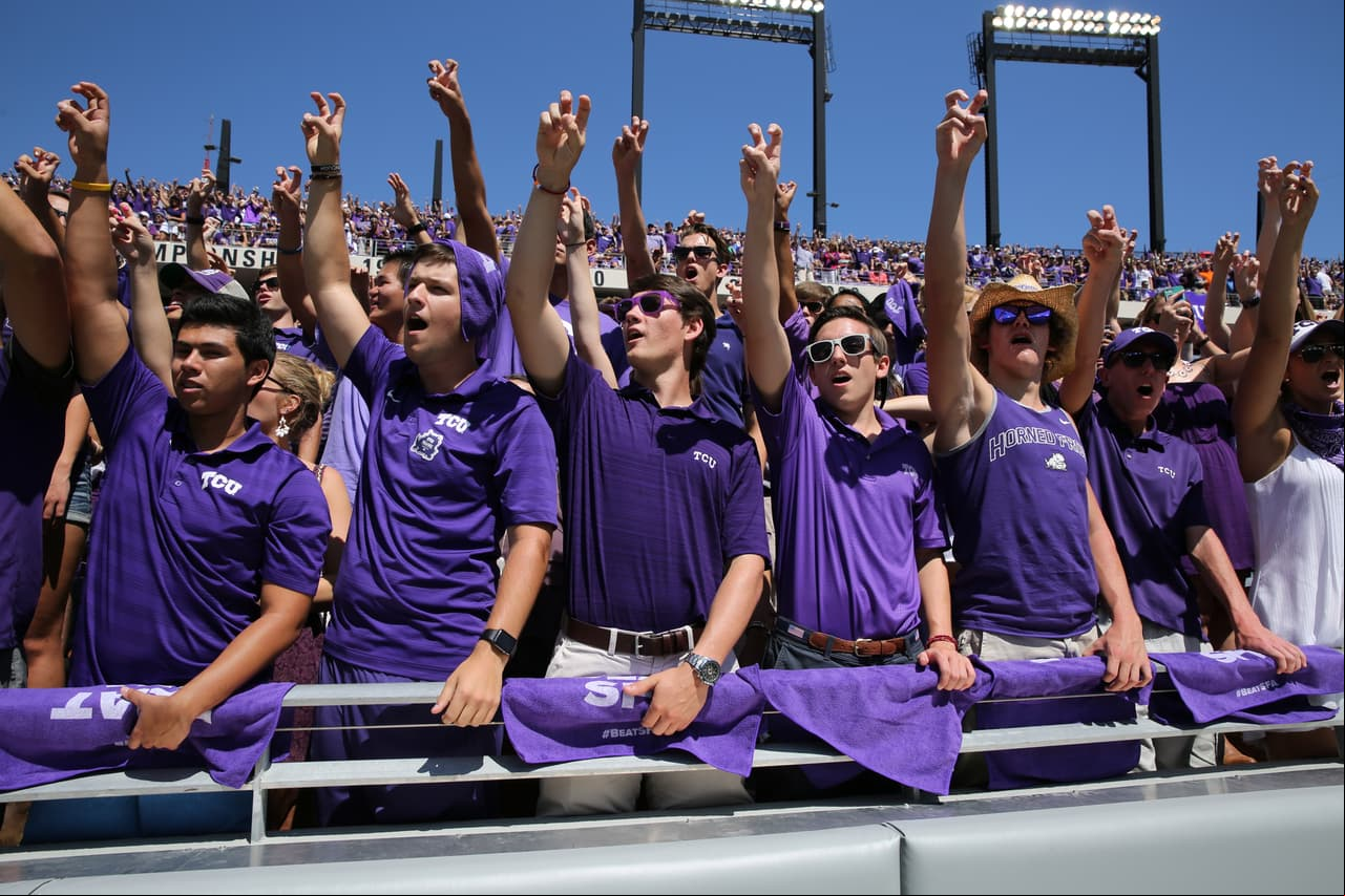 TCU 'Horned Frogs' vs Stephen F. Austin 'Lumberjacks'