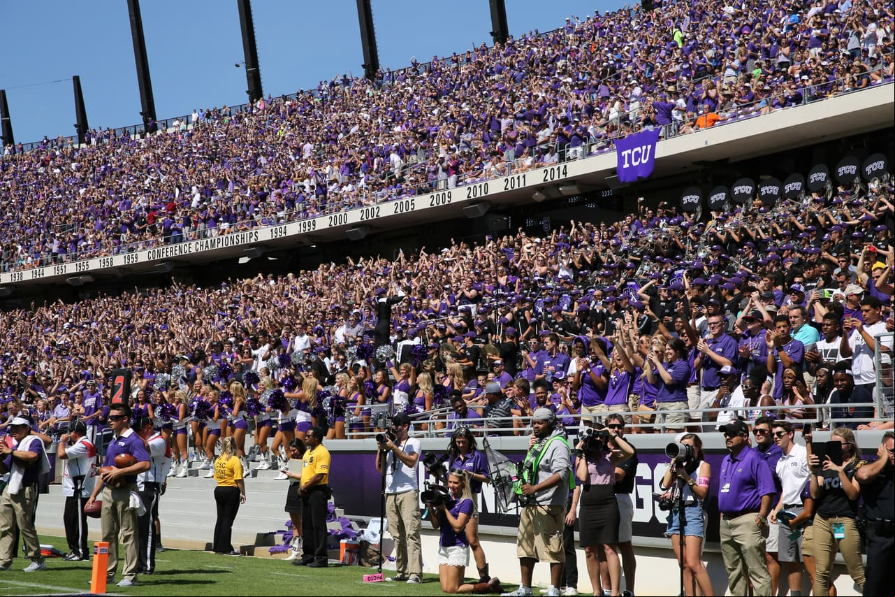 TCU 'Horned Frogs' vs Stephen F. Austin 'Lumberjacks'