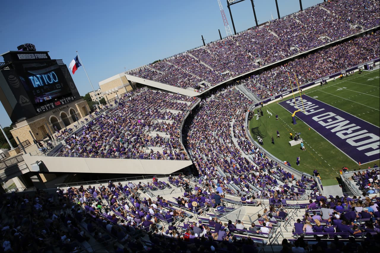 TCU 'Horned Frogs' vs Stephen F. Austin 'Lumberjacks'