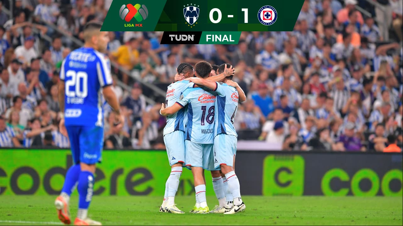 Con medio boleto... Cruz Azul vence a Rayados y vislumbra la Final