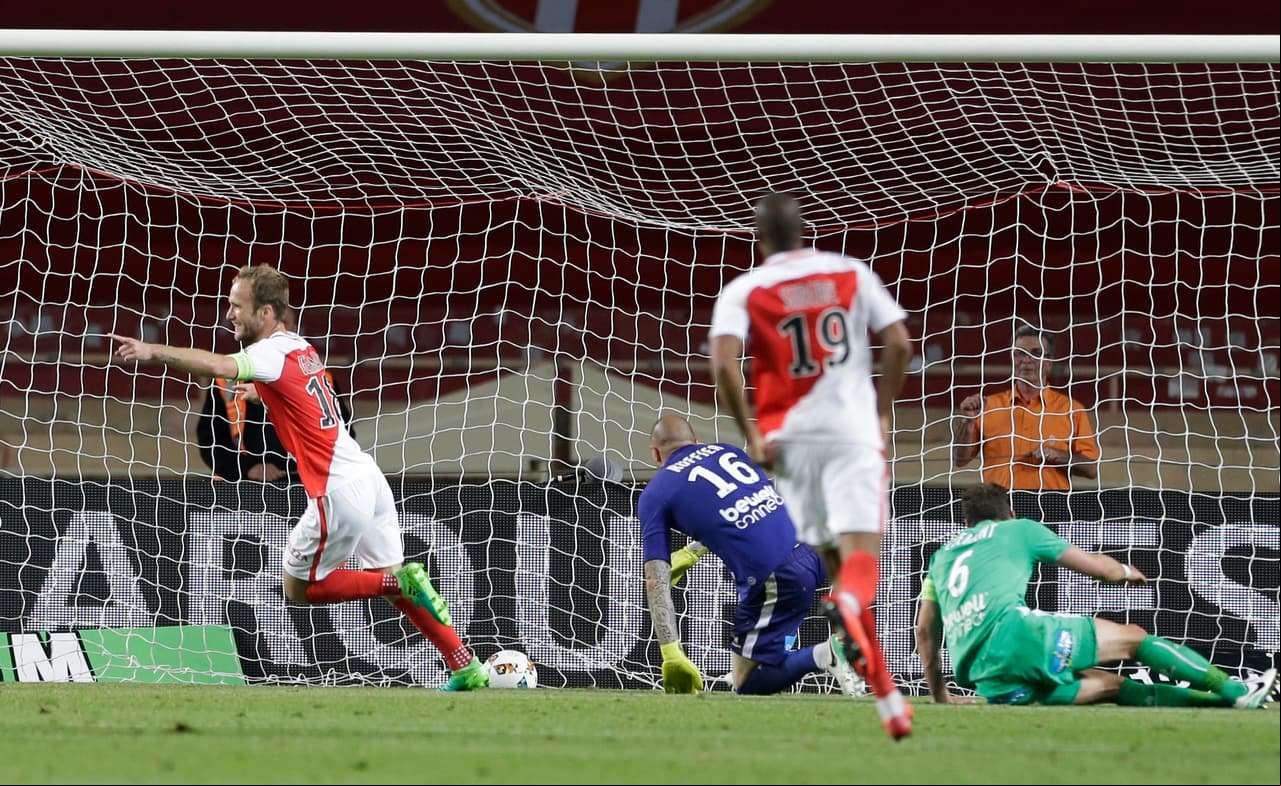 El poder ofensivo del Mónaco se vio reflejado incluso al final del partido, cuando llegó en pies de Valere Germain el 2-0 definitivo para prender la fiesta del título.