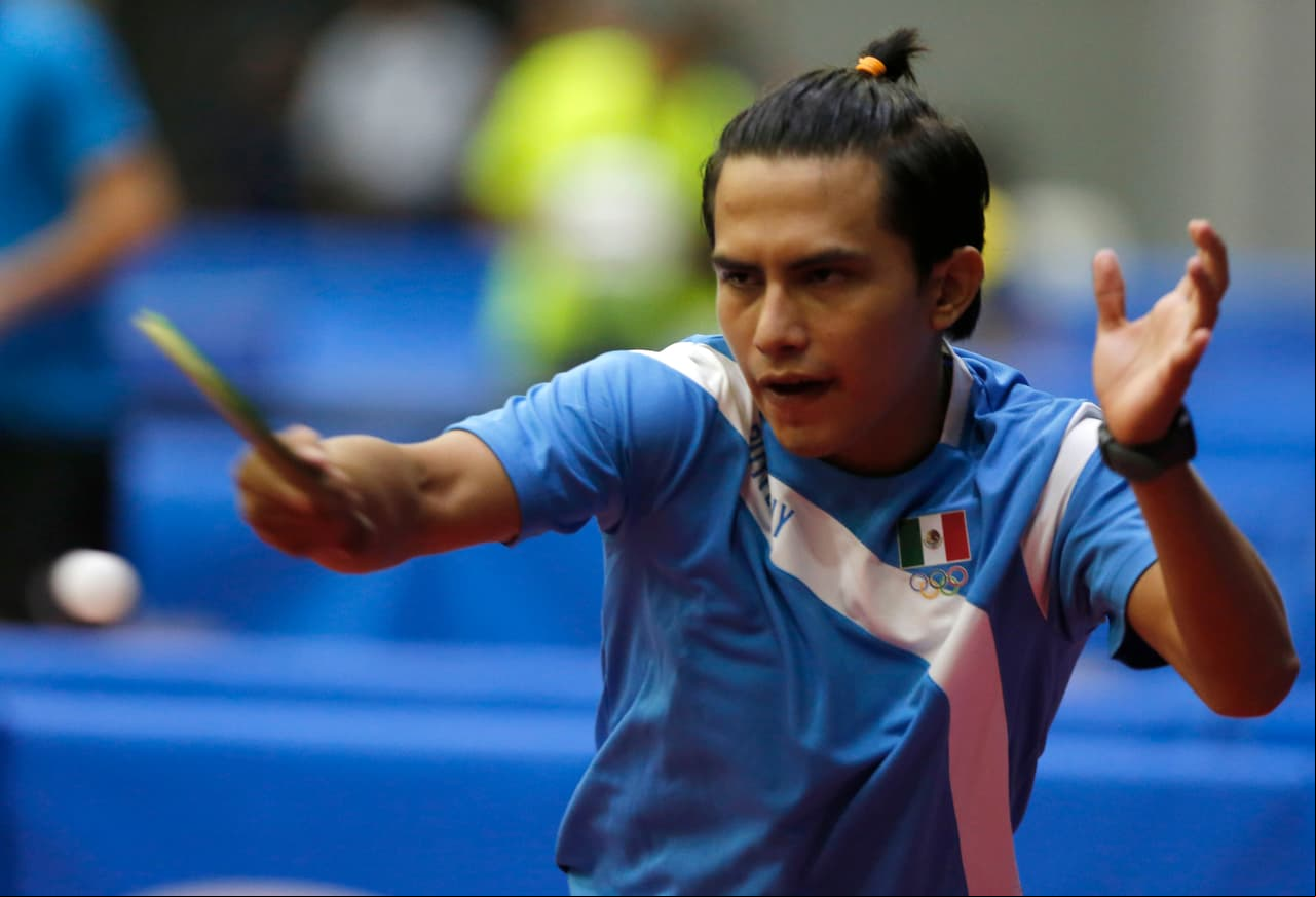 En el tenis de mesa compitió el mexicano Ricardo Villa.