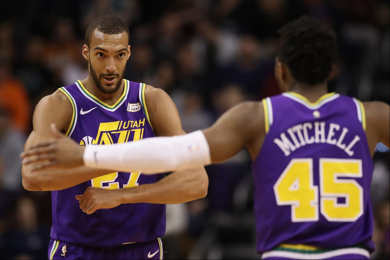 Gobert y Mitchell amigos otra vez, según directivo del Jazz