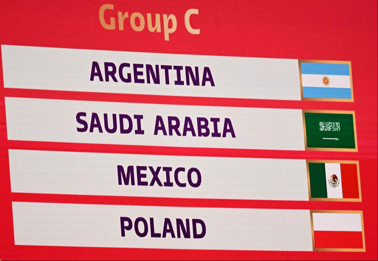 México se colocaba en el Grupo C con un duro viejo conocido como Argentina.