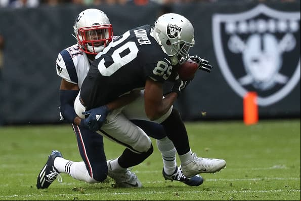 Amari Cooper logró la única anotación de la tarde para los Raiders. El receptor sumó 28 yardas en sus 3 recepciones.