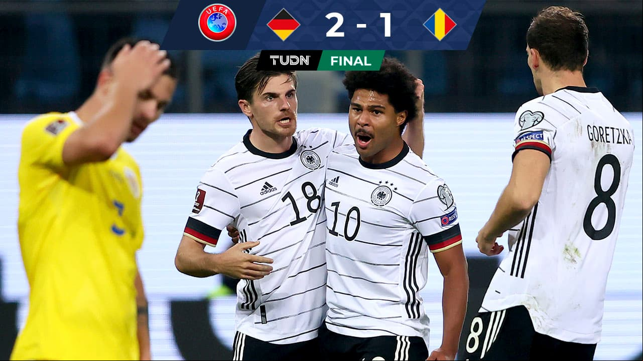 Alemania sufre demasiado, pero logra triunfar sobre Rumanía rumbo al Mundial