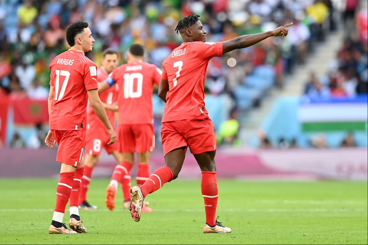 Suiza gana con gol de Breel Embolo a Camerún en el primer partido de ambas selecciones en el Mundial Qatar 2022.