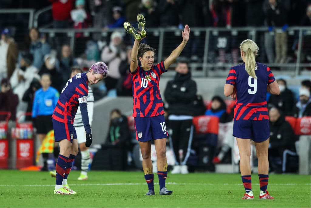 Horan, Cho So-Hyun, Morgan, Rapione, Lavelle y Williams fueron las encargadas de anottar en la aplasatante victoria 6-0 de Estados UNidos sobre Corea del Norte.