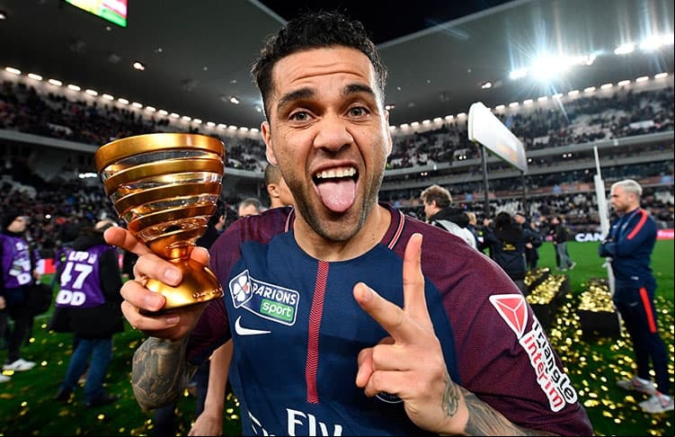 Una Copa de la Liga de Francia en 2018.