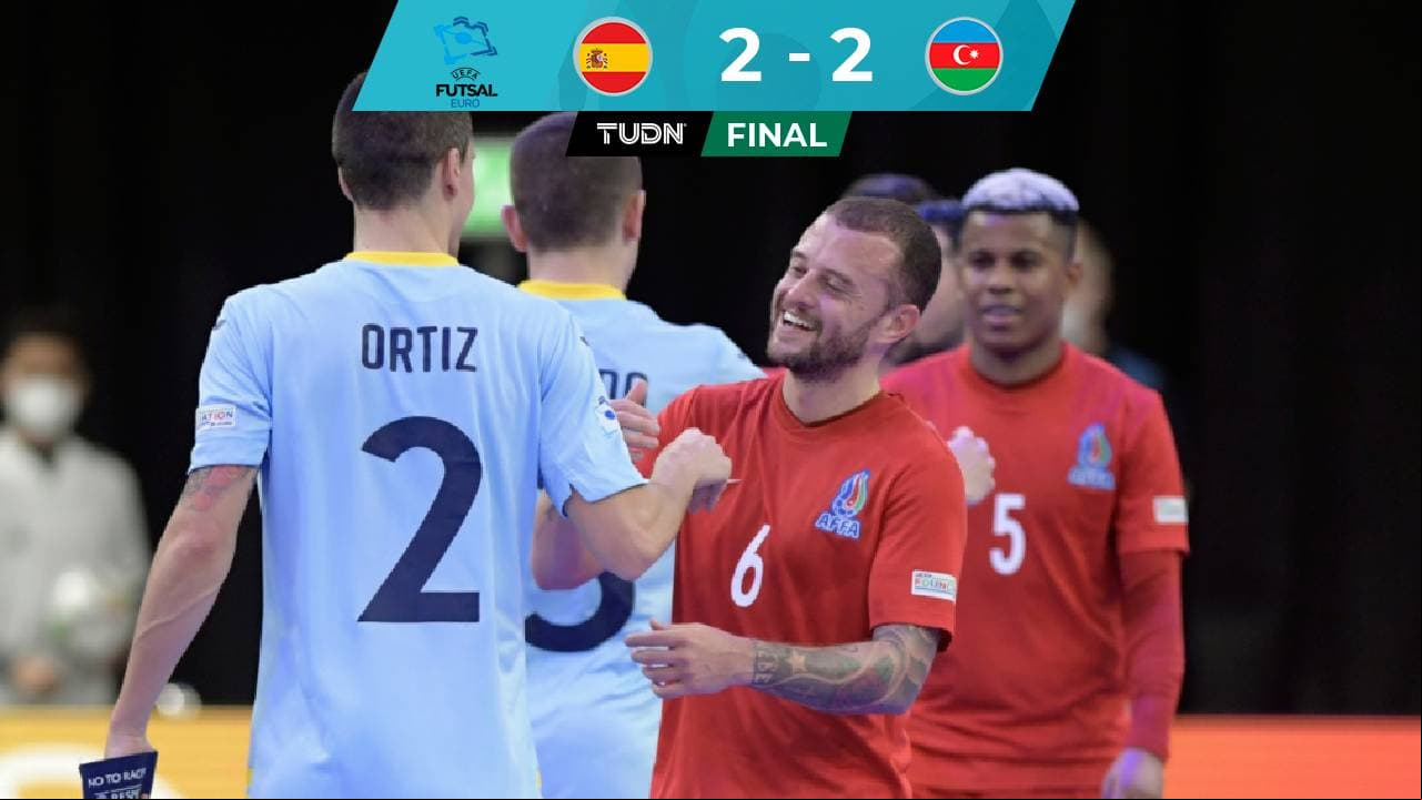 España no pudo con Azerbaiyán en la Euro de Futsal