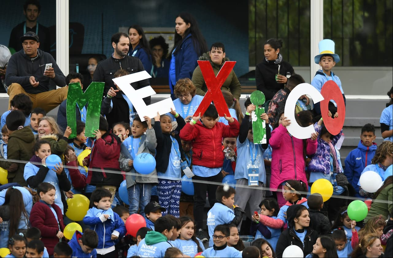 La afición mexicana se dio cita en el estadio Charrúa de Montevideo para la Gran Final.