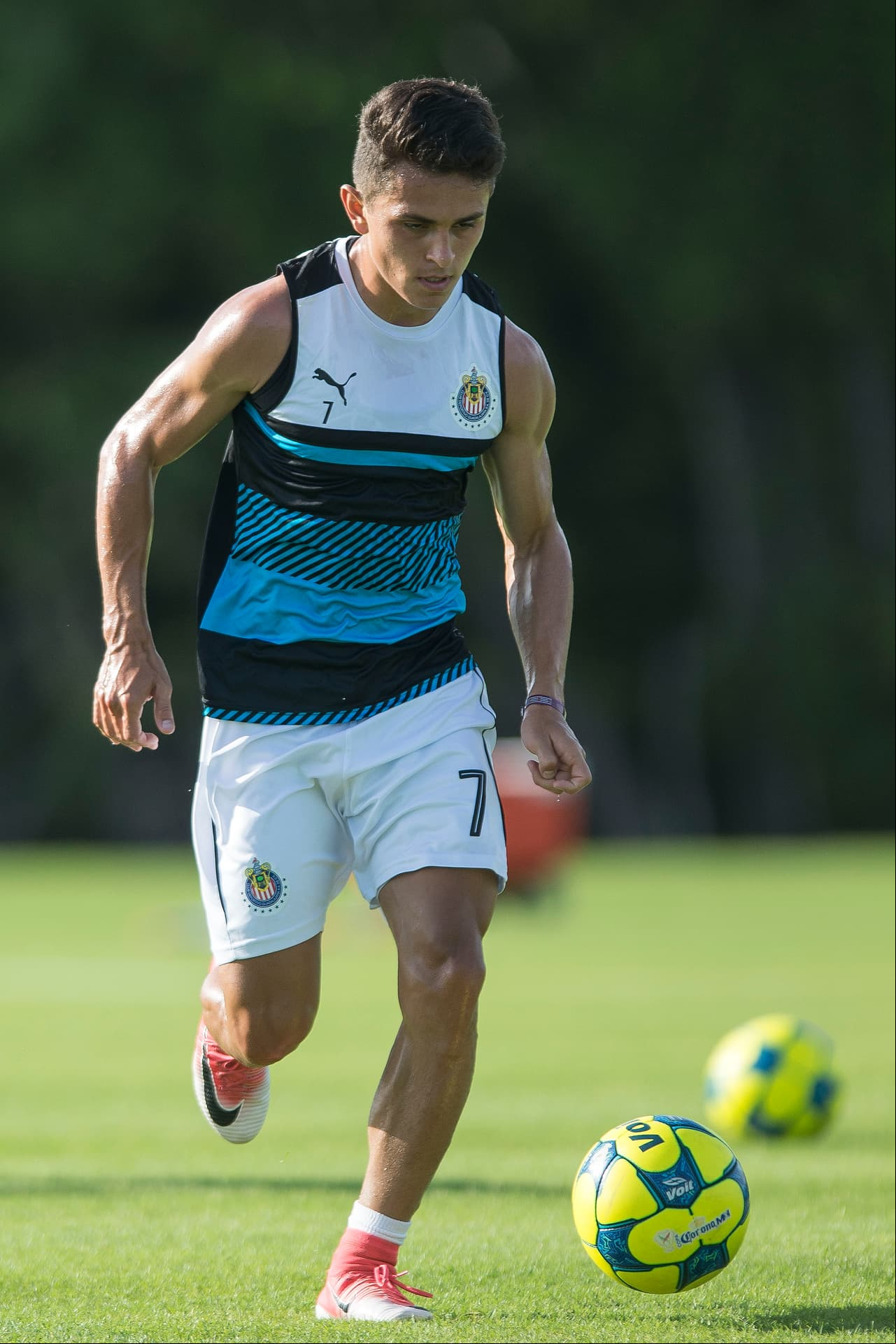 Actualmente sigue jugando con las Chivas, ya debutó con el primer equipo, siendo jugador de las Fuerzas Básicas Sub-20.