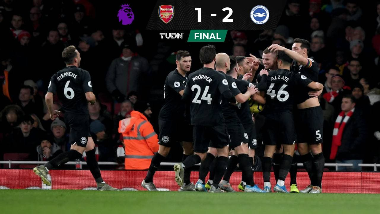Arsenal sigue su mal momento y cae en casa ante el Brighton

