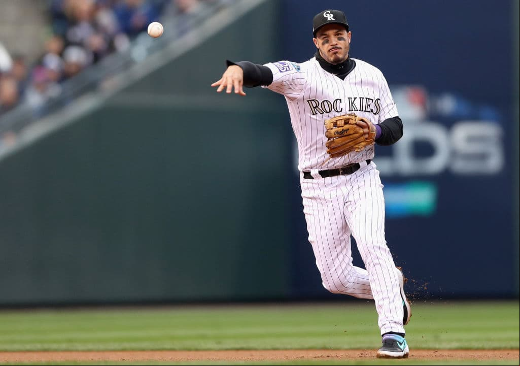 Liga Nacional: Tercera Base, Nolan Arenado, Colorado Rockies (6to galardón).