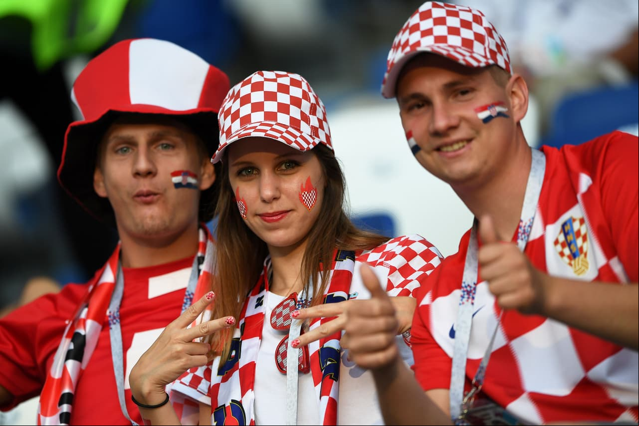 Croatia ers pose prior to the Russia 2018 World Cup Group D football match between Croatia and Nigeria at the Kaliningrad Stadium in Kaliningrad on June 16, 2018. (Photo by OZAN KOSE / AFP) / RESTRICTED TO EDITORIAL USE - NO MOBILE PUSH ALERTS/S (Photo credit should read OZAN KOSE/AFP/Getty Images)